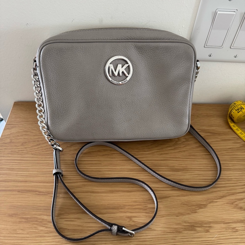 Michael Kors Gray Crossbody Bag